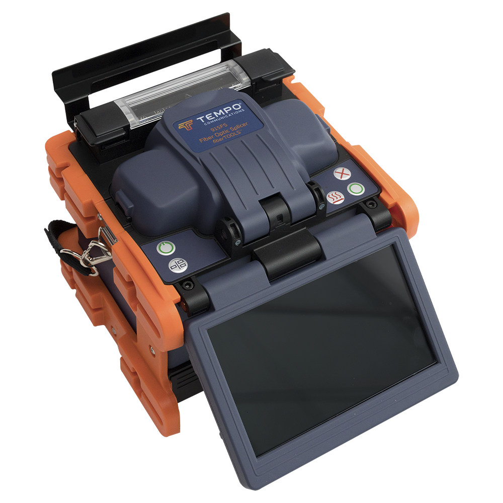 Active Cladding Alignment Fiber Optic Fusion Splicer with 4 Motors