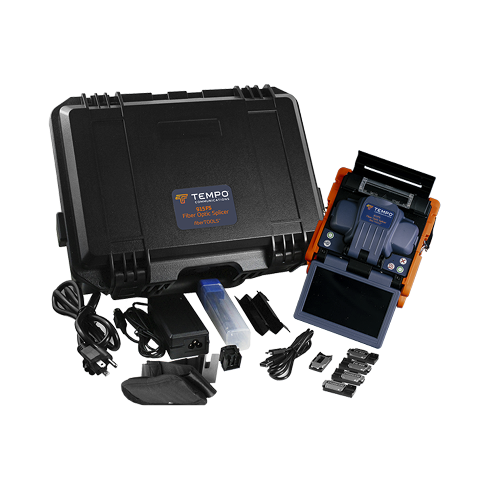 Active Cladding Alignment Fiber Optic Fusion Splicer with 4 Motors