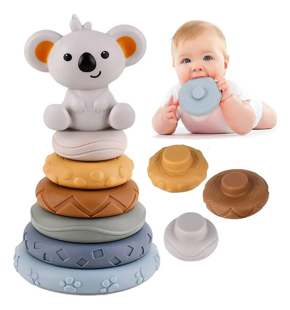 Juguete De Anillos Apilables Koala