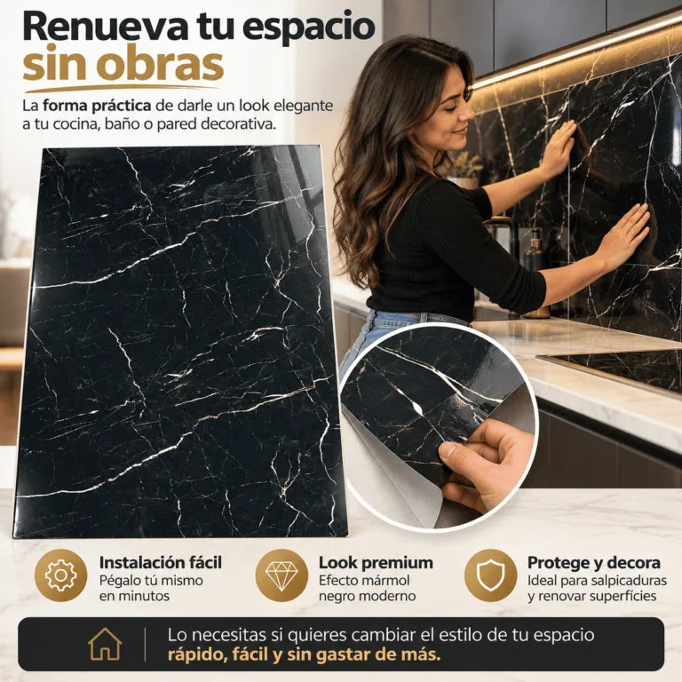 Azulejo adhesivo 90x60 marmol