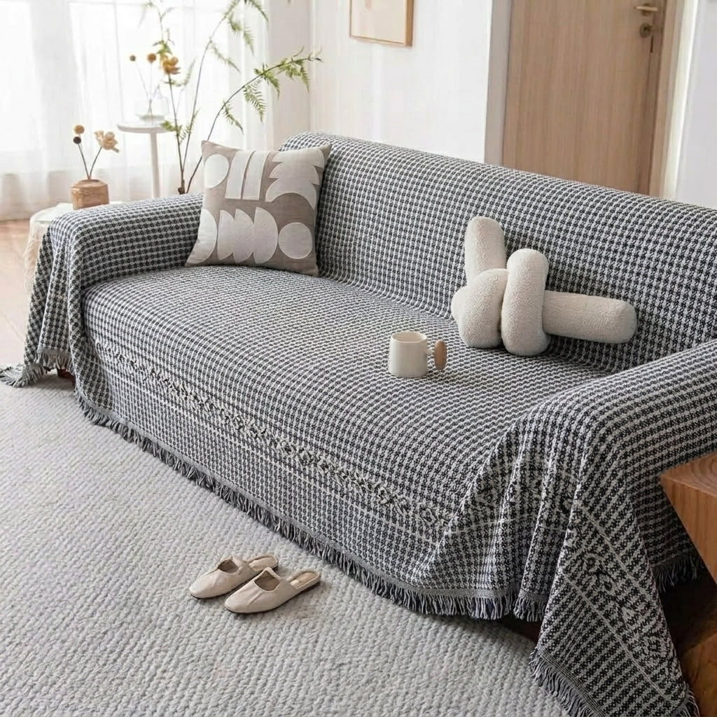 Manta clasica para sofa