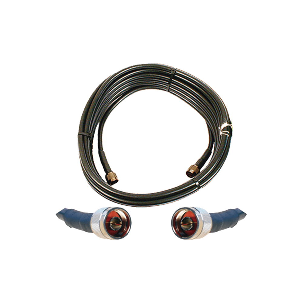 Jumper Coaxial de 50 Ohm con Cable Wilson-400 | Conector N Macho en los extremos | 15.24 metros de longitud.