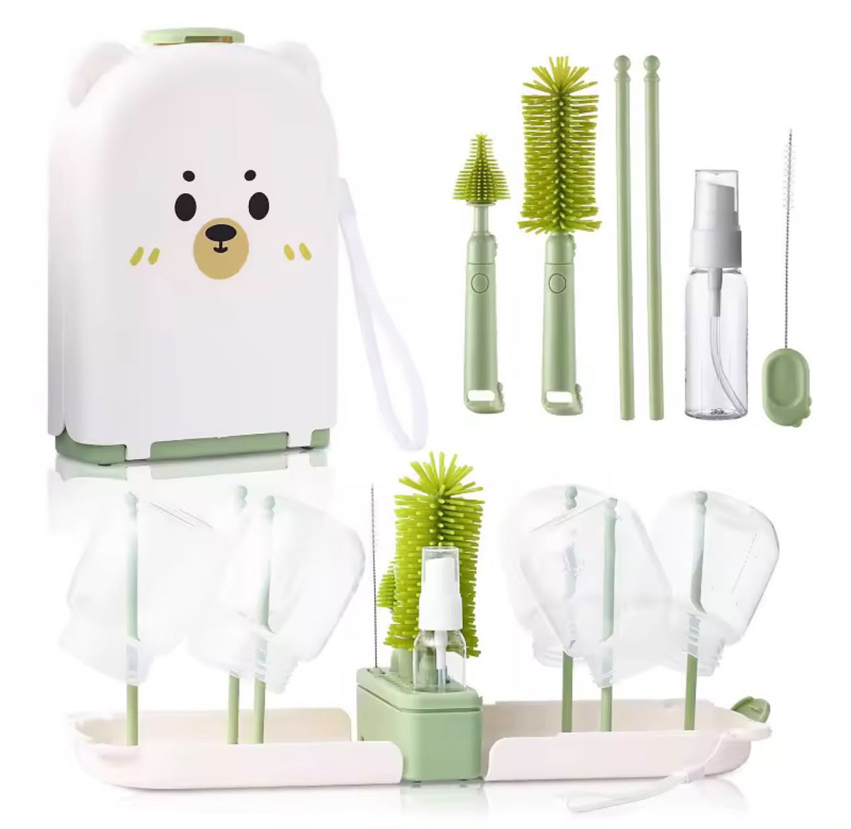 Set Limpiador Escurridor de Teteros