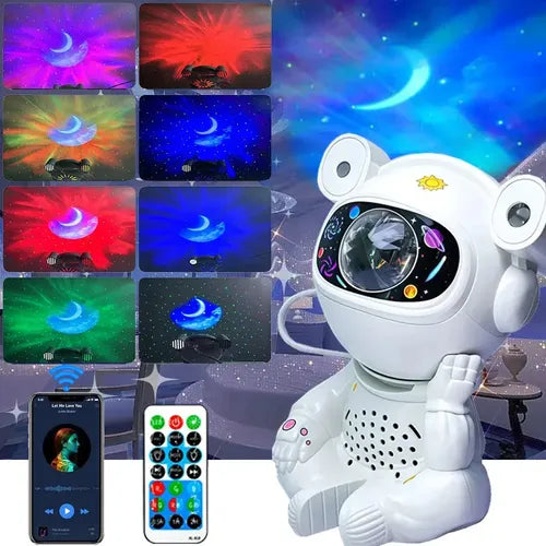 Proyector Astronauta Galaxia Bluetooth