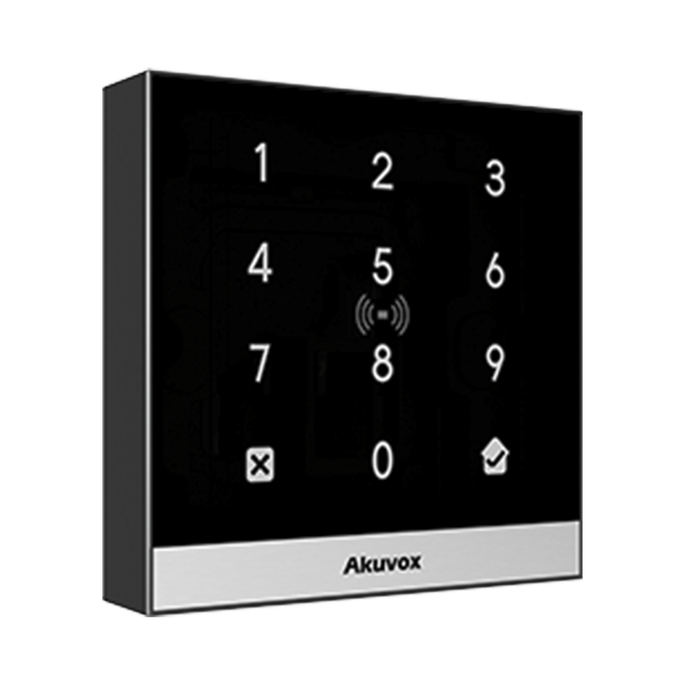 Smart, Compact and Elegant Access Control Terminal / Keypad / Prox 125 kHz Reader / MIFARE 13.56 MHz / WEB Management
