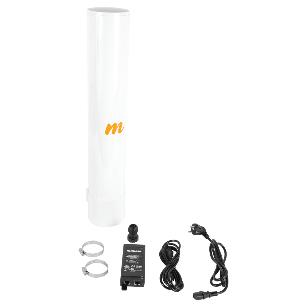 MU-MIMO 4x4:4ac Access Point, 4.9-6.2 GHz, 360º, 18 dBi, High Capacity, Point-to-Multipoint up to 1.5 Gbps