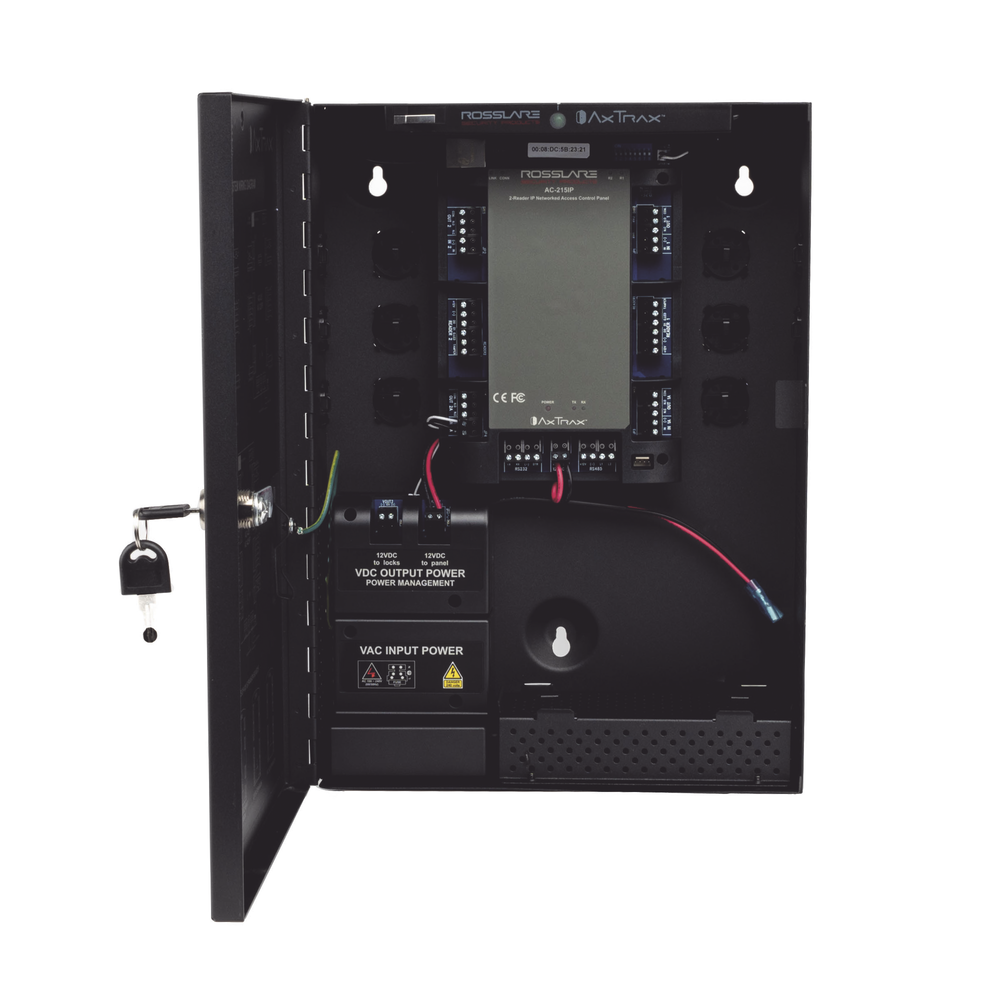 Access Controller for 2 Readers / 30,000 Cards / 20,000 Events / Includes Cabinet and Power Supply / New Generation!