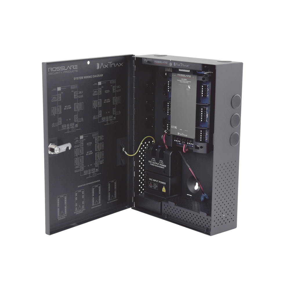 Access Controller for 2 readers / Expandable to 2 Additional Readers / 30,000 Cards / Includes Cabinet and Power Supply / Next Generation!