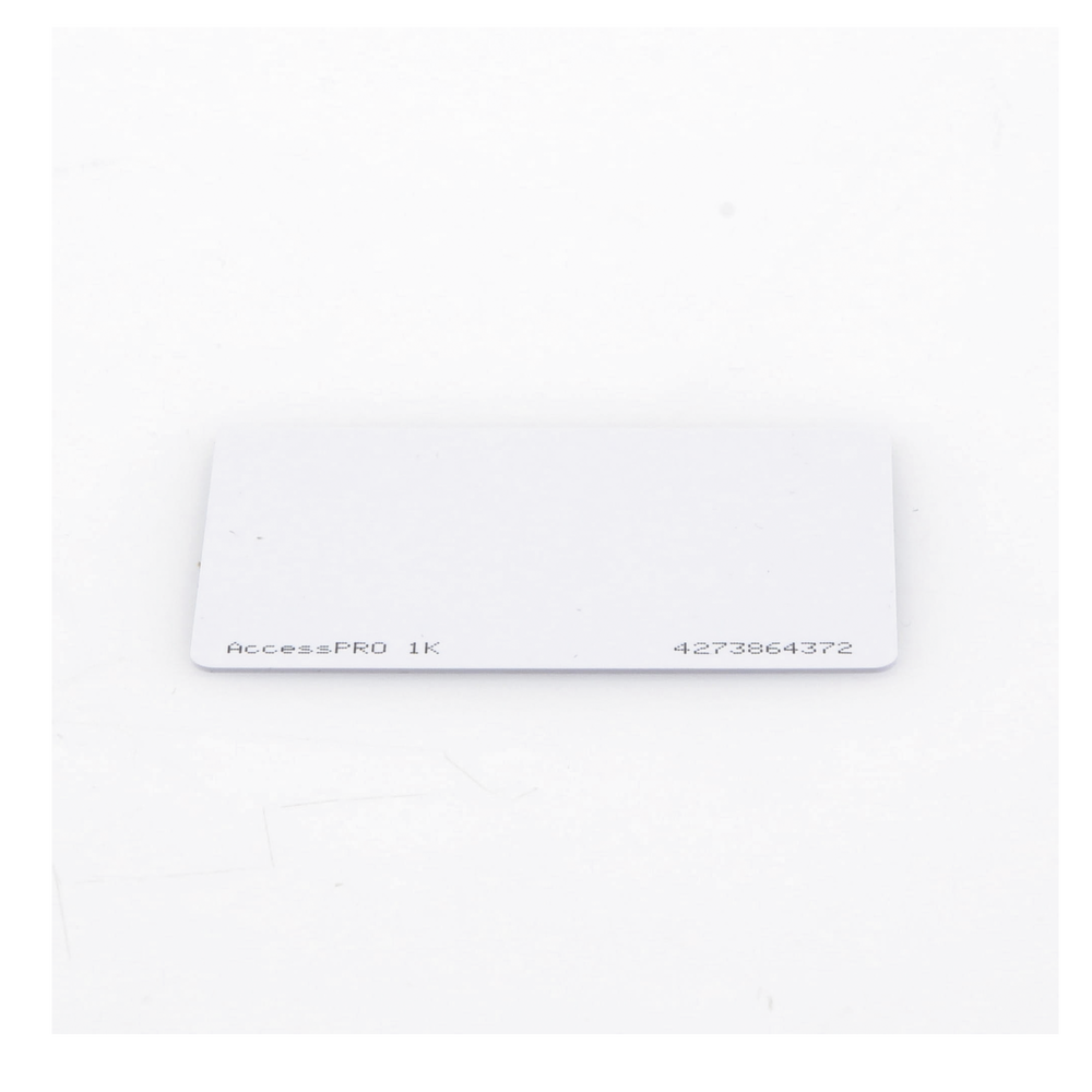 MIFARE Classic Card / ISO Card Type / 1Kb Memory / Printable / Frequency 13.56 MHz / CR80 Format