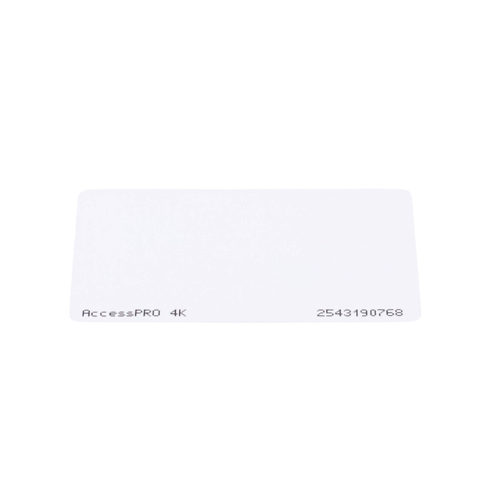 MIFARE Classic Card / ISO Card Type / 4Kb Memory / Printable / Frequency 13.56 MHz / CR80 Format
