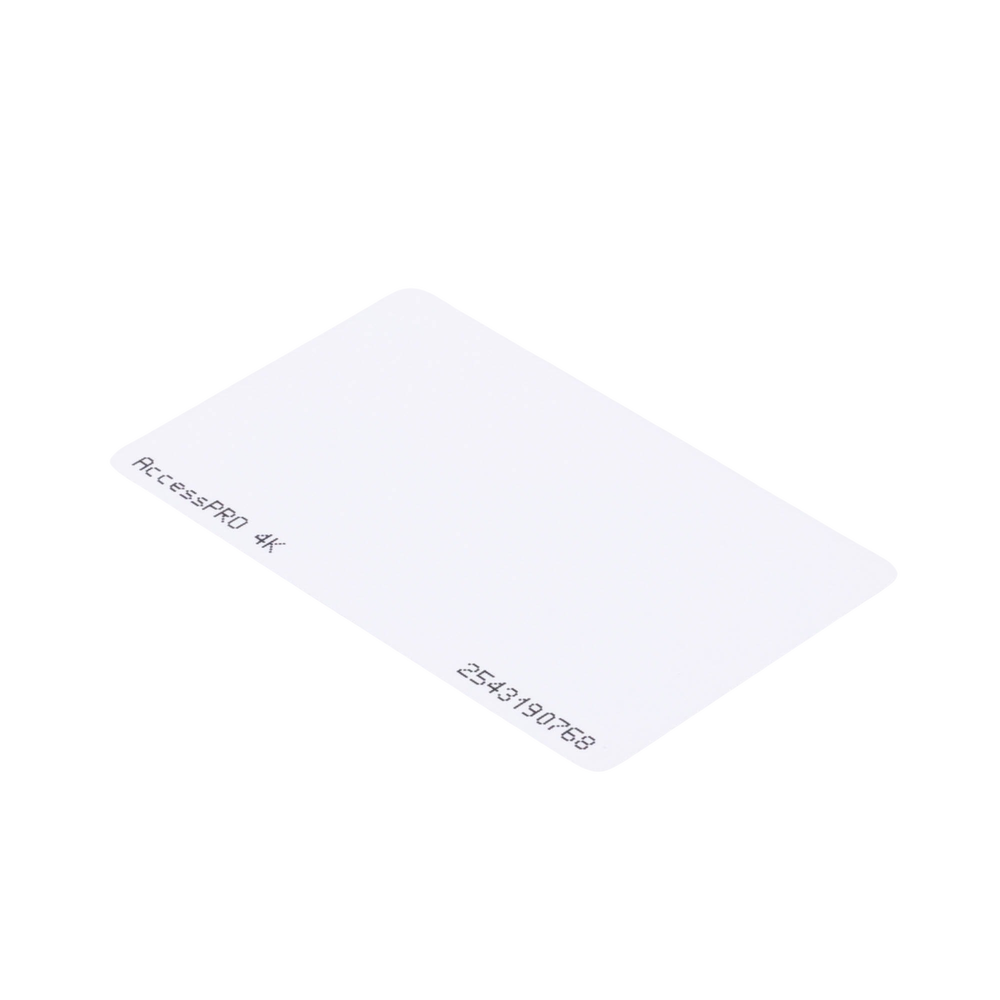 MIFARE Classic Card / ISO Card Type / 4Kb Memory / Printable / Frequency 13.56 MHz / CR80 Format