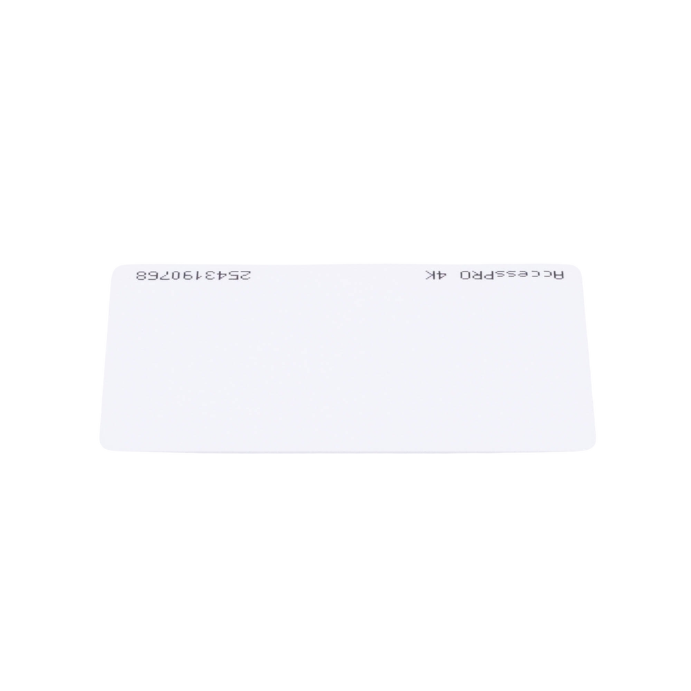 MIFARE Classic Card / ISO Card Type / 4Kb Memory / Printable / Frequency 13.56 MHz / CR80 Format