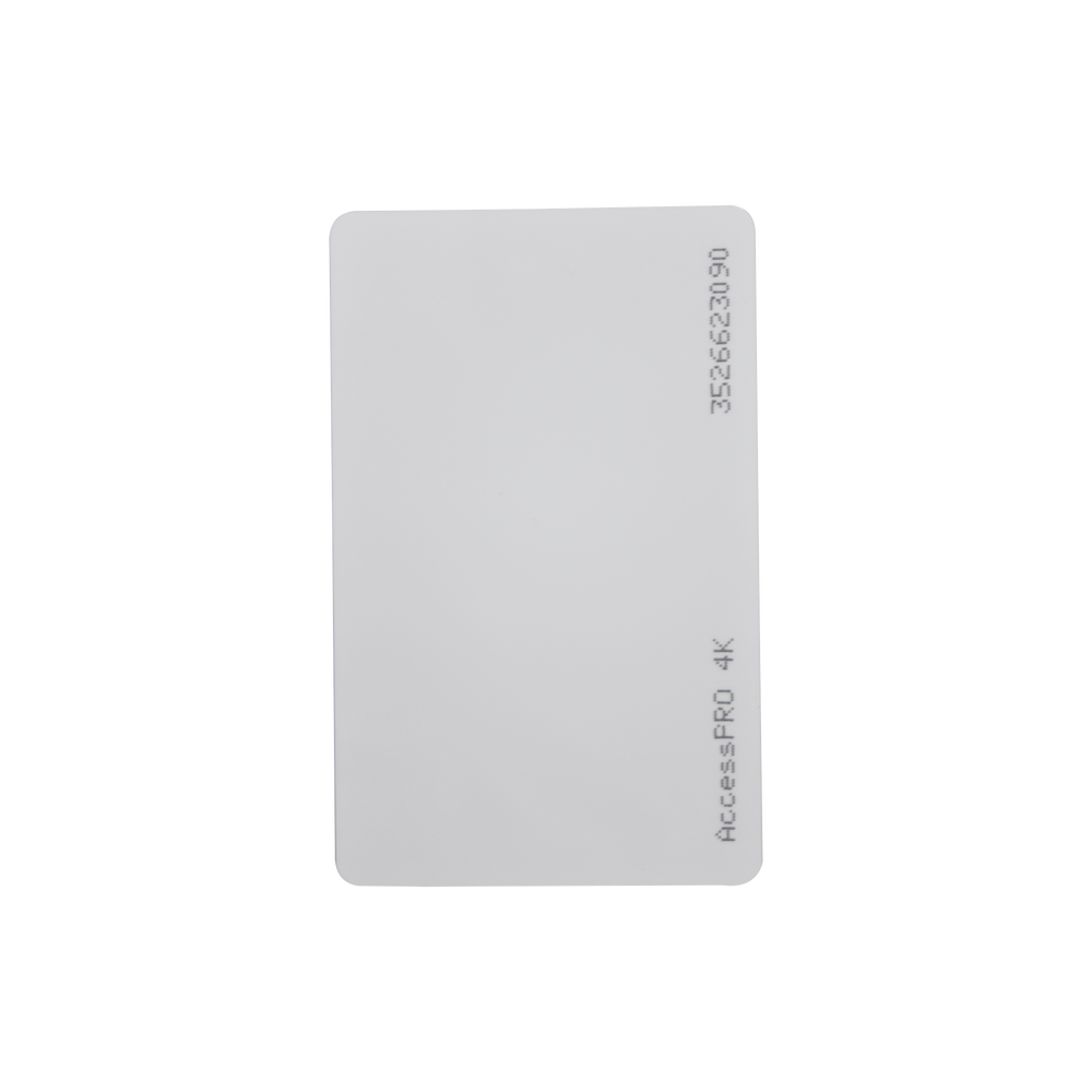 Tarjeta MIFARE Classic / Tipo ISO Card / Memoria 4Kb / Imprimible / Frecuencia 13.56 Mhz/ formato CR80