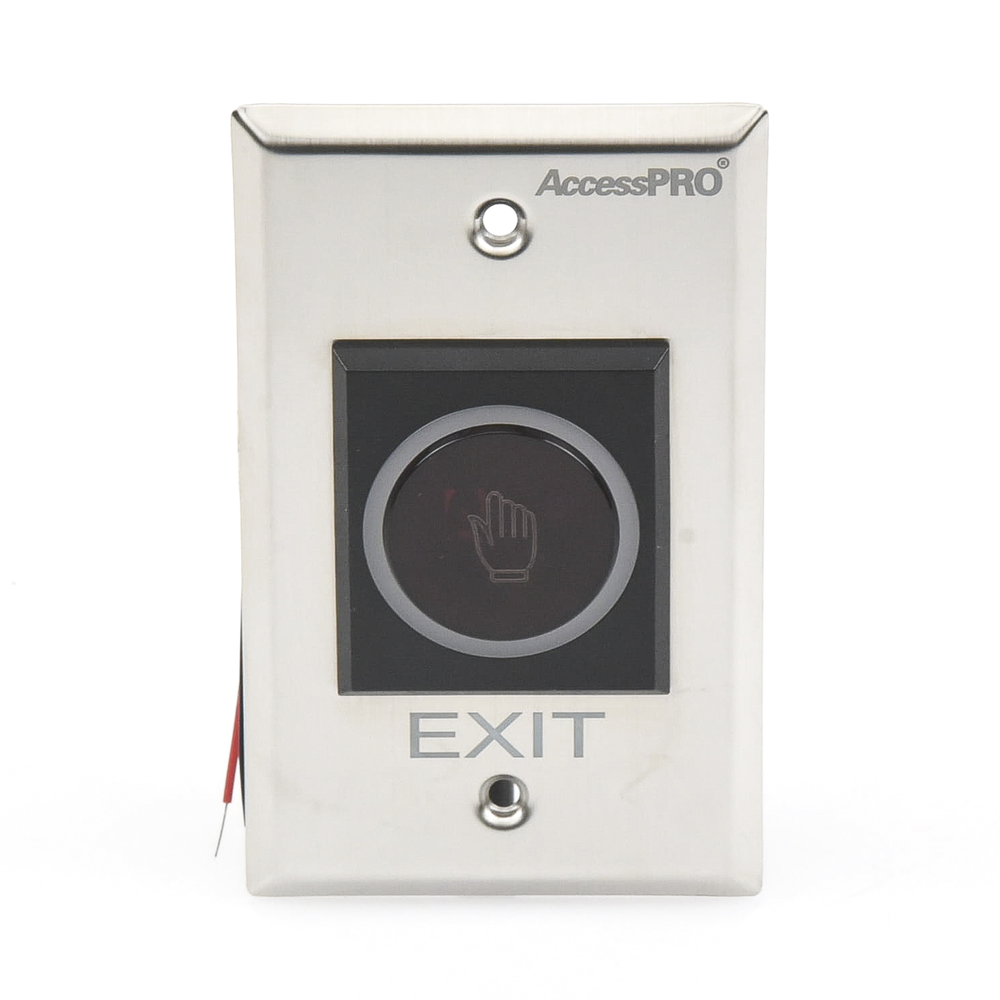 Contactless Exit Button/ IR Sensor/ Illuminated/ Normally Open &amp; Closed/ Adjustable Detection Distance