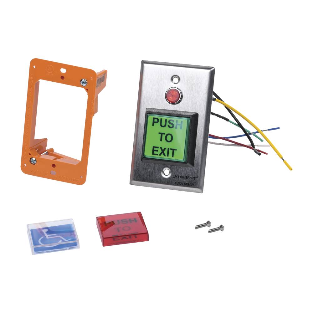Momentary Push Button with Lifetime Warranty NO, NC/ Interchangeable Covers