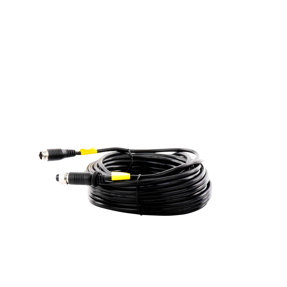 Cable Extensor de Vídeo y Audio de 14 Metros / Conector Tipo Aviación / Compatible con Cámara TURBO Móvil HIKVISION