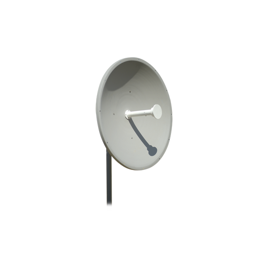 Antena Direccional de 60 cm de Diámetro para frecuencia de 4.9 a 6.2 GHZ, 30 dBi (Slant: 45°).