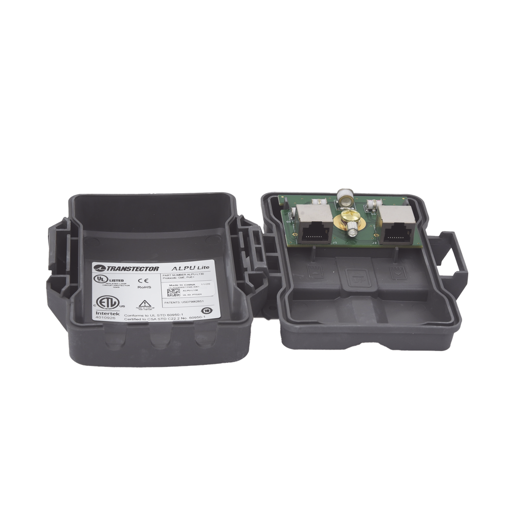 Protector PoE Contra Descargas Atmosféricas Ideal Para Enlaces Inalámbricos Gigabit y Cámaras IP Con Tecnología Tubo Descarga De Gas