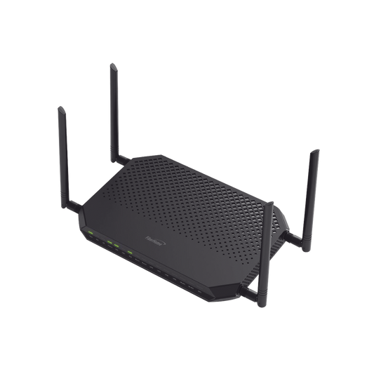ONU XGPON con 4 puertos Gigabit Ethernet, WiFi 2.4GHz MIMO 3x3 y 5GHz MIMO 4x4, conector SC/UPC