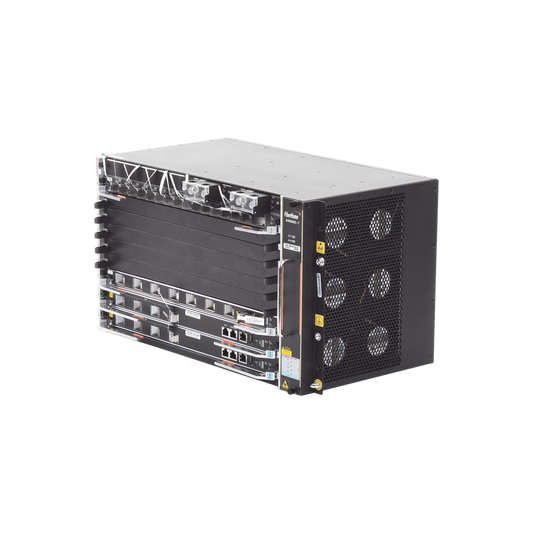 OLT Carrier Class Modular GPON, 6 Ranuras de Servicio, 1 Tarjeta de Servicio 16 puertos GPON, crecimiento hasta 96 puertos GPON, 6 UR