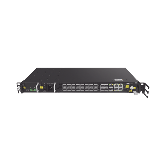 Mini OLT Carrier Class con Tarjeta de Servicio de 16 Puertos GPON, Doble Fuente Redundante AC+DC, 1UR