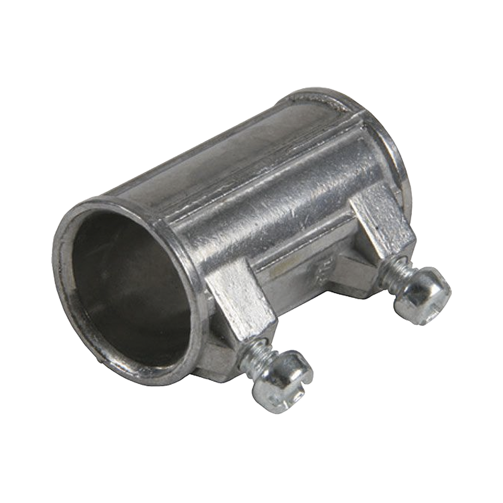 Cople de 1" para Tubo Pared Delgada con Tornillos Opresores.