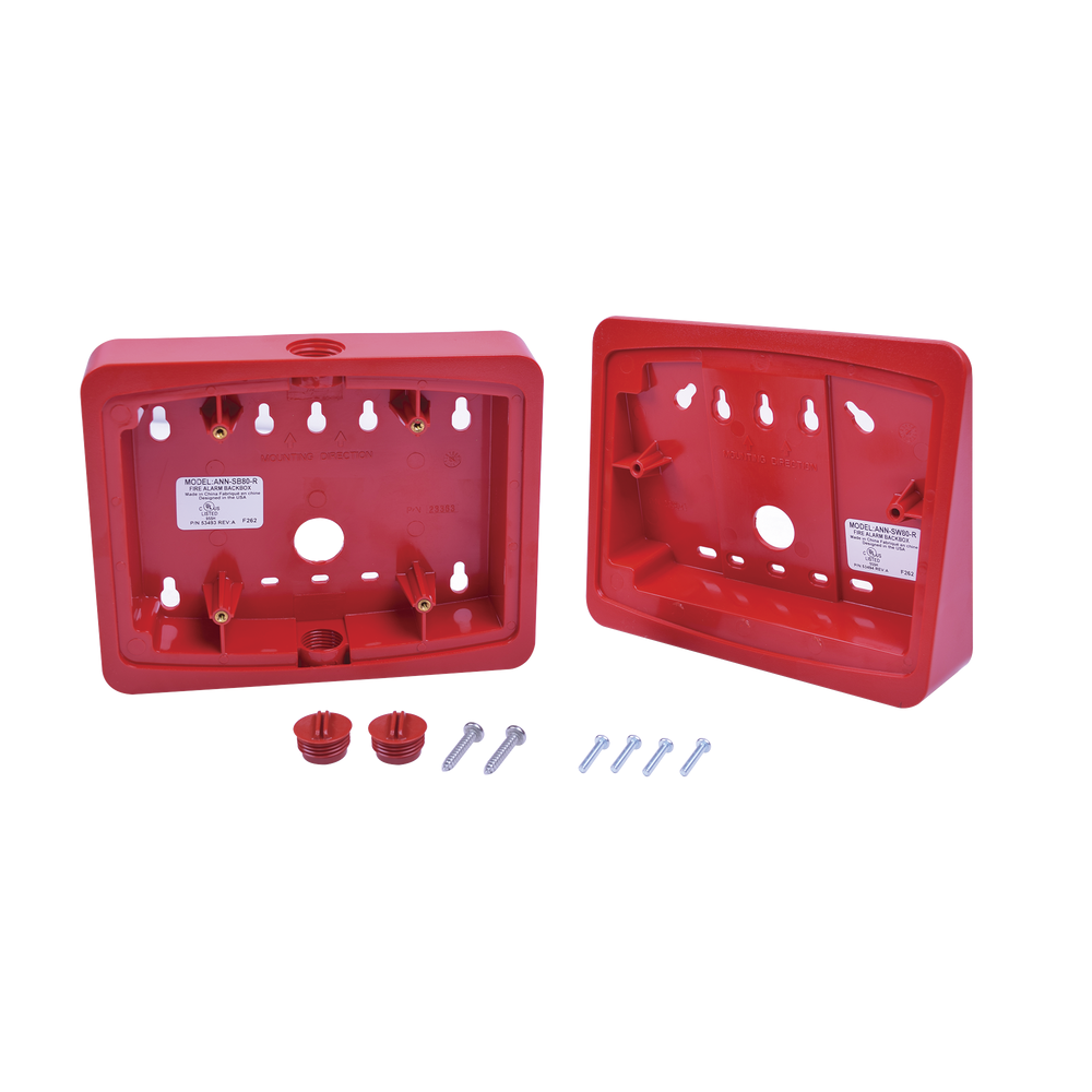 Red Mounting Box for ANN-80 Annunciator