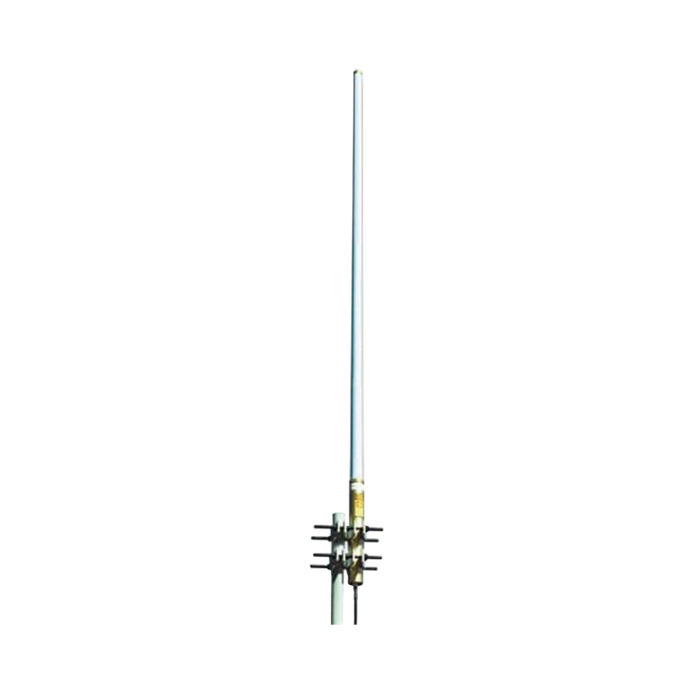 Antena Base TELEWAVE de Fibra de Vidrio, 405-440 MHz, 6 dB, Incluye montaje ANTC-482, 500 Watt, N Hembra.