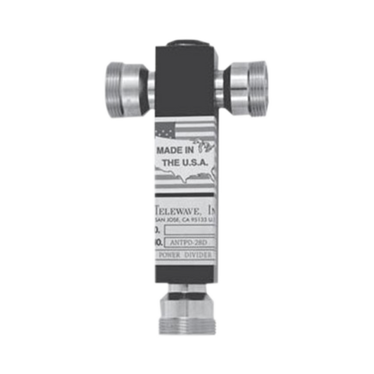 Divisor de Potencia de 3 vías, 350-600 MHz, 500 W, Conectores DIN 7-16 Hembra.