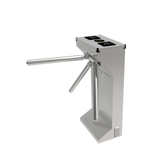 Torniquete Industrial en Acero Inoxidable / Bidireccional / USO RUDO / Espacio para Lectora de Proximidad