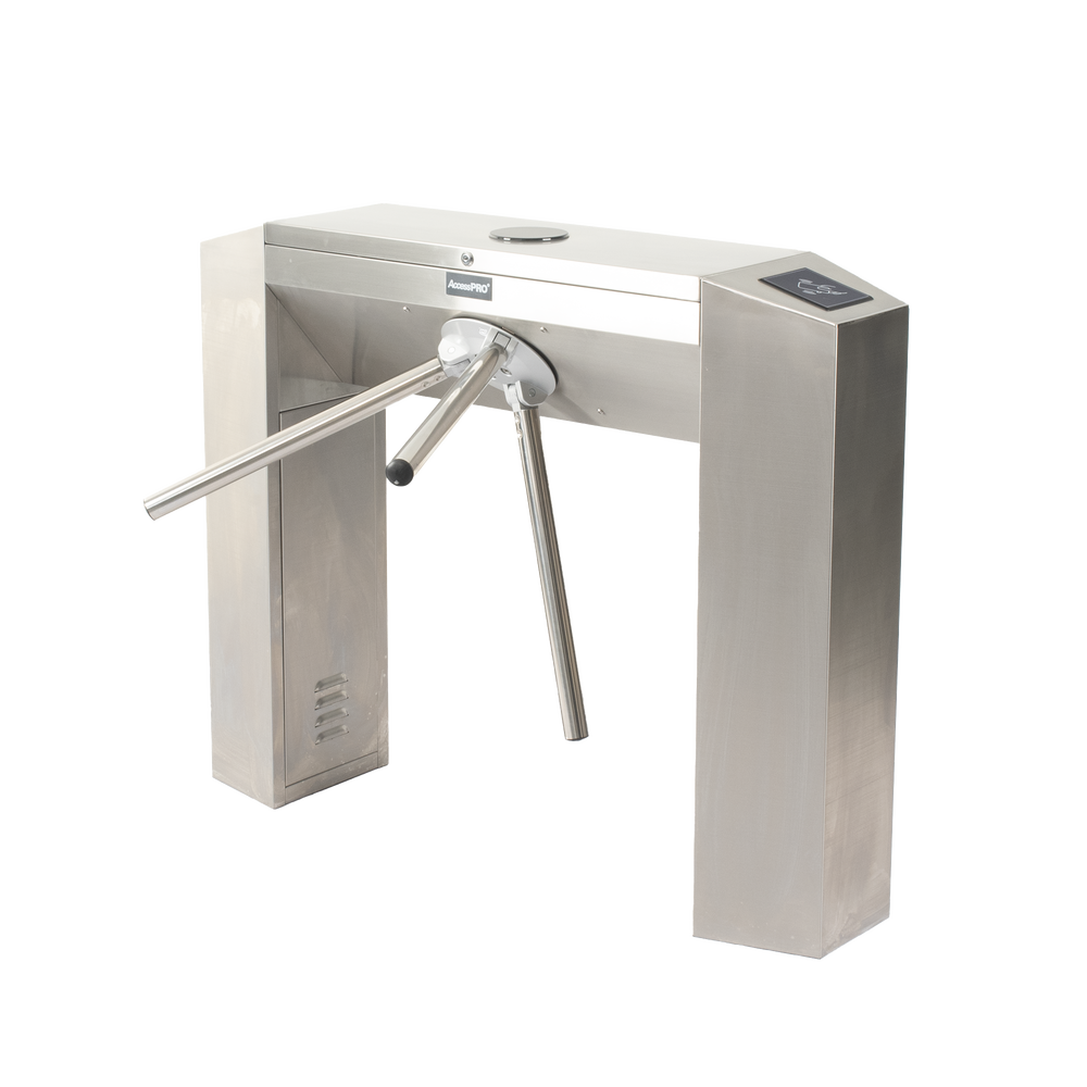 Stainless Steel Industrial Turnstile / 5,000,000 Million Guaranteed / Bi-directional / Space for Proximity Reader