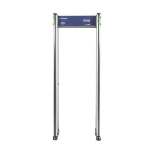 Detector de Metales de 18 zonas/ Uso en Interior/Programación con Control Remoto / Contador de Personas