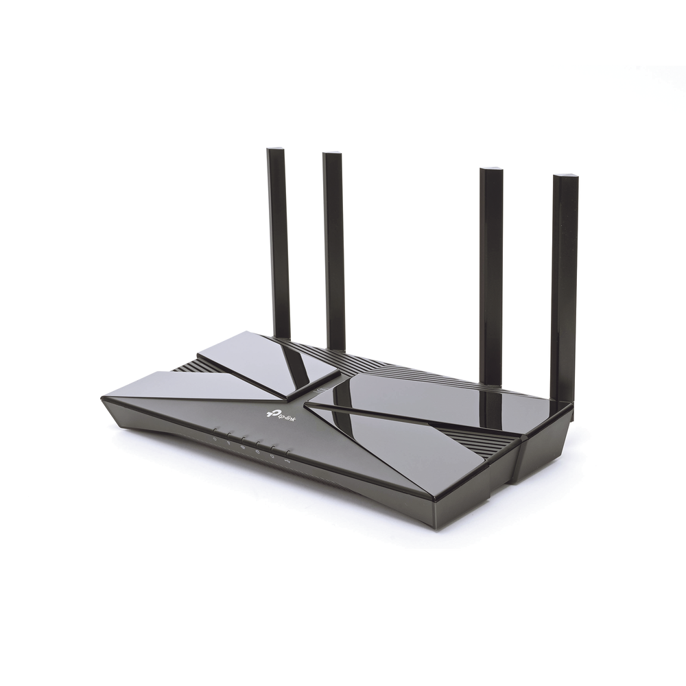 AX50 Tri-Band Gaming Router up to 2976Mbps MU-MIMO 1 1G WAN port and 4 10/100/1000 Mbps LAN ports, 1 USB 3.0 port and 4 antennas.