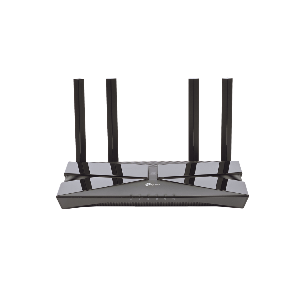 Router de juegos de banda triple AX50 hasta 2976Mbps MU-MIMO 1 puerto WAN 1G y 4 puertos LAN 10/100/1000 Mbps, 1 puerto USB 3.0 y 4 antenas.