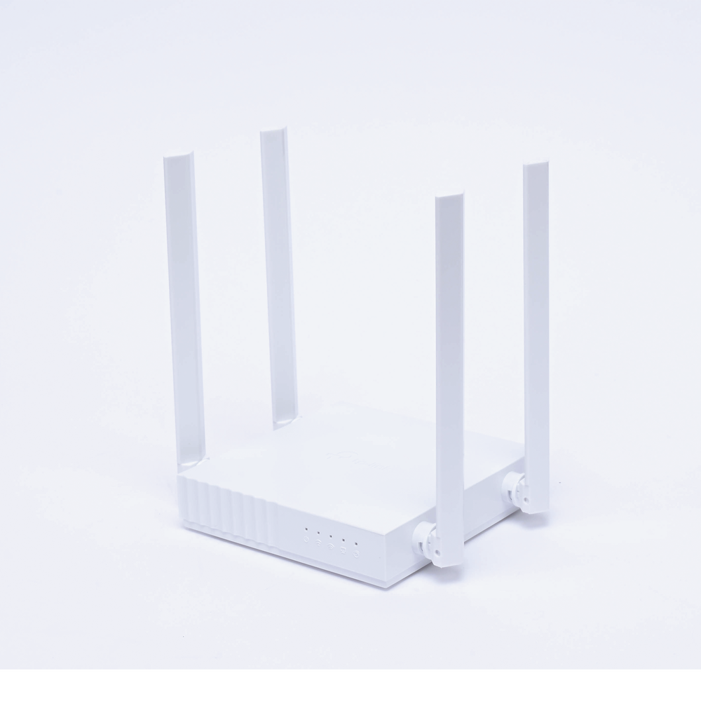 AC Dual Band Wireless Router, 2.4 GHz and 5 GHz Up to 733 Mbps, 4 external omnidirectional antennas, 4 10/100 Mbps LAN ports, 1 10/100 Mbps WAN port