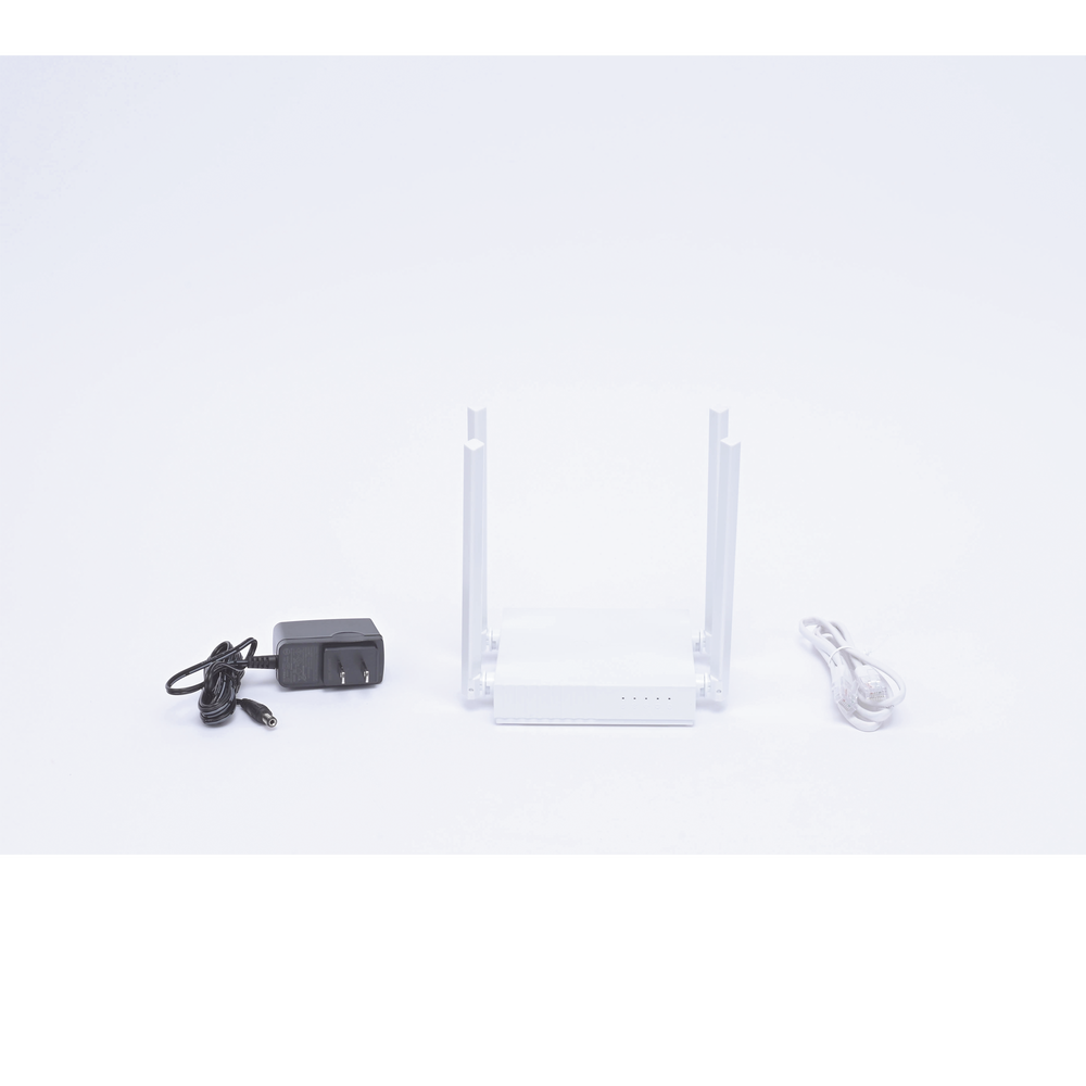 AC Dual Band Wireless Router, 2.4 GHz and 5 GHz Up to 733 Mbps, 4 external omnidirectional antennas, 4 10/100 Mbps LAN ports, 1 10/100 Mbps WAN port