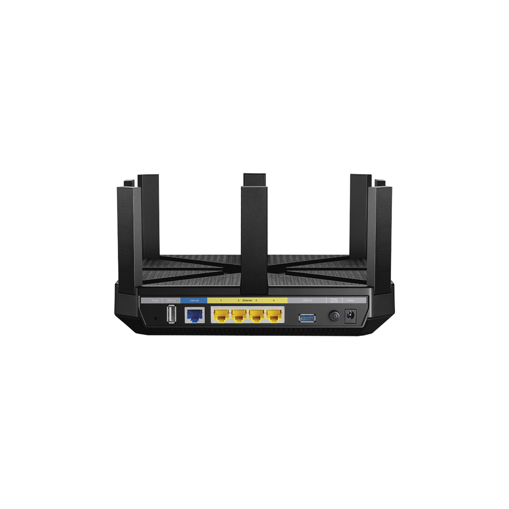 AC 5334 Dual Band Wireless Router 1 10/100/1000 Mbps WAN port and 4 10/100/1000 Mbps LAN ports, 1 USB 3.0 port and 1 USB 2.0 port, 8 built-in antennas