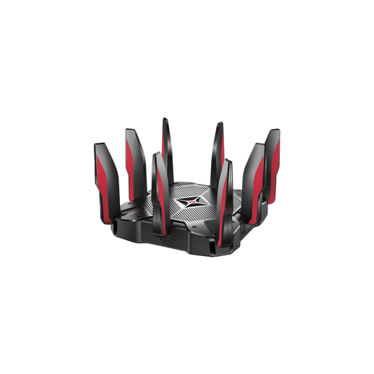 Router de juegos de banda triple AC5400 MU-MIMO 1 puerto WAN 10/100/1000 Mbps y 8 puertos LAN 10/100/1000 Mbps, 2 puerto USB 3.0 y  8 antenas.