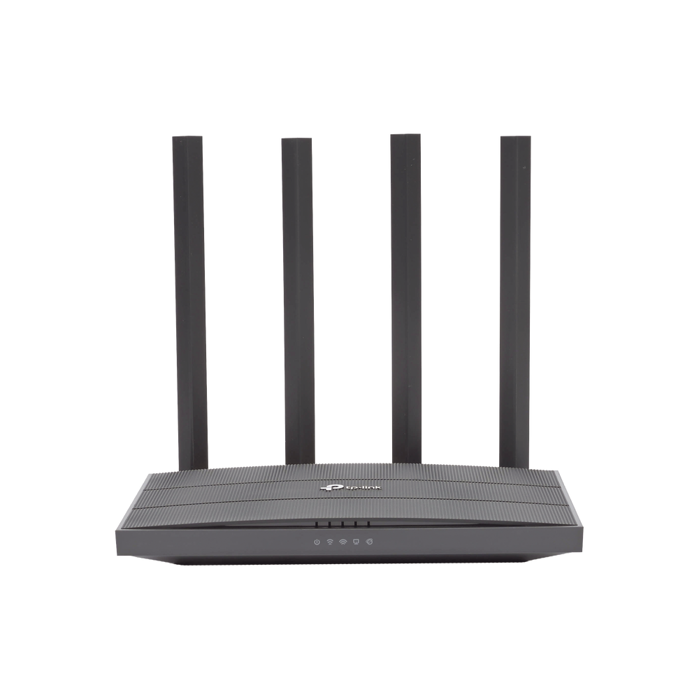 Router inalámbrico AC 1200 doble banda 1 puerto WAN 10/100/1000 Mbps Y  4 puertos LAN 10/100/1000 Mbps