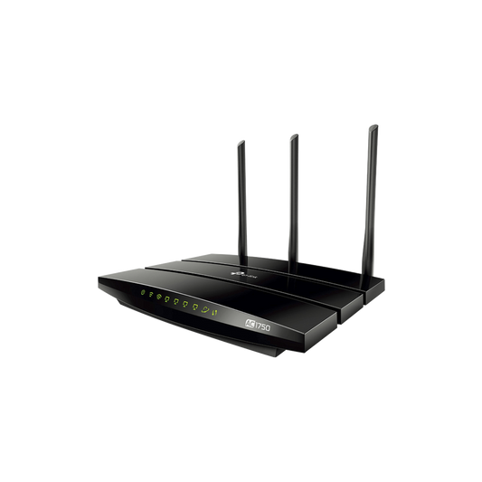 Router inalámbrico AC 1750 doble banda 1 puerto WAN 10/100/1000 Mbps Y  4 puertos LAN 10/100/1000 Mbps, 1 puertos USB 2.0