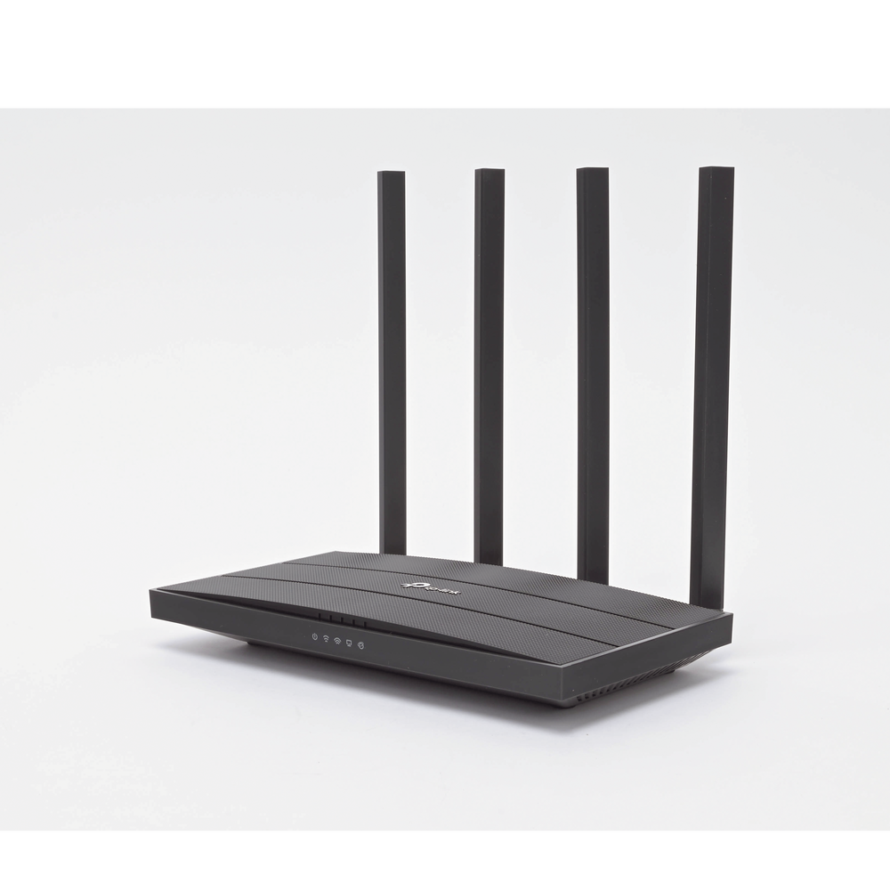 AC Wave 2 1900 Dual Band Wireless Router 1 10/100/1000 Mbps WAN port and 4 10/100/1000 Mbps LAN ports, 3X3 MIMO, Beamforming