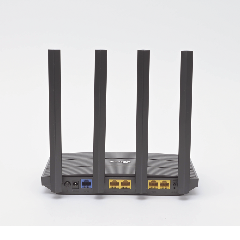AC Wave 2 1900 Dual Band Wireless Router 1 10/100/1000 Mbps WAN port and 4 10/100/1000 Mbps LAN ports, 3X3 MIMO, Beamforming