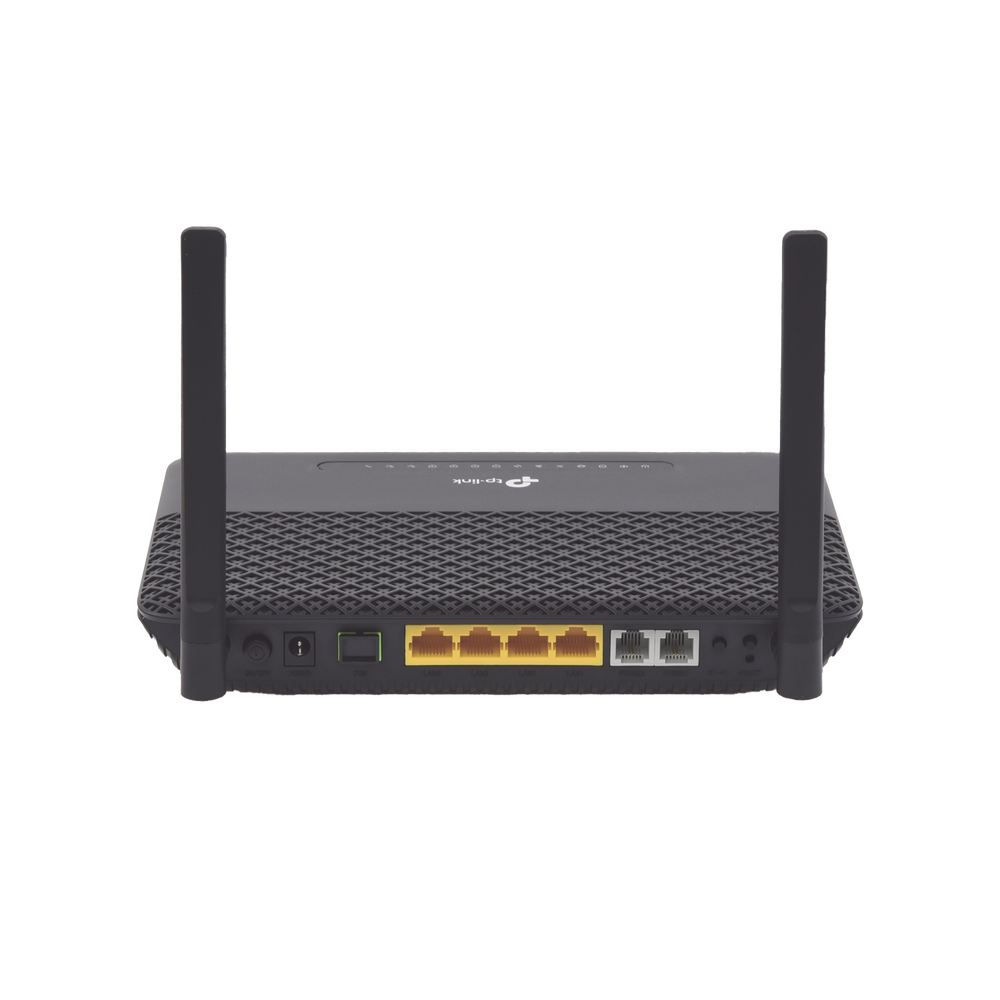 ONU - GPON AC1200 Dual Band Wireless Router, 1 SC/APC Port, 4 GE Ports, 2 POST (FXS) Ports, 1 USB 2.0 Port