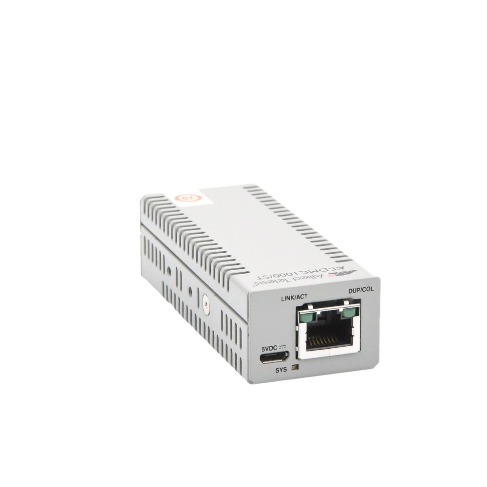 Mini Desktop Copper to Fiber Media Converter 1000TX to 1000SX ST Connector