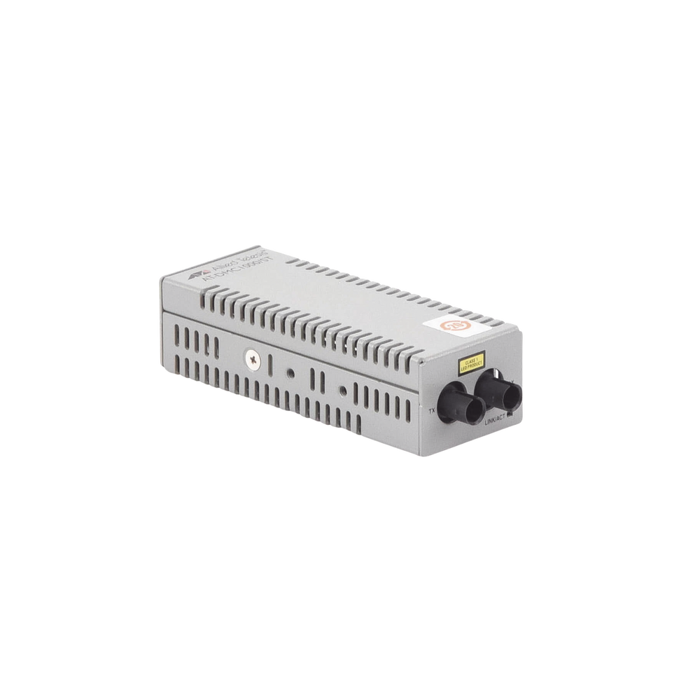 Mini Desktop Copper to Fiber Media Converter 1000TX to 1000SX ST Connector