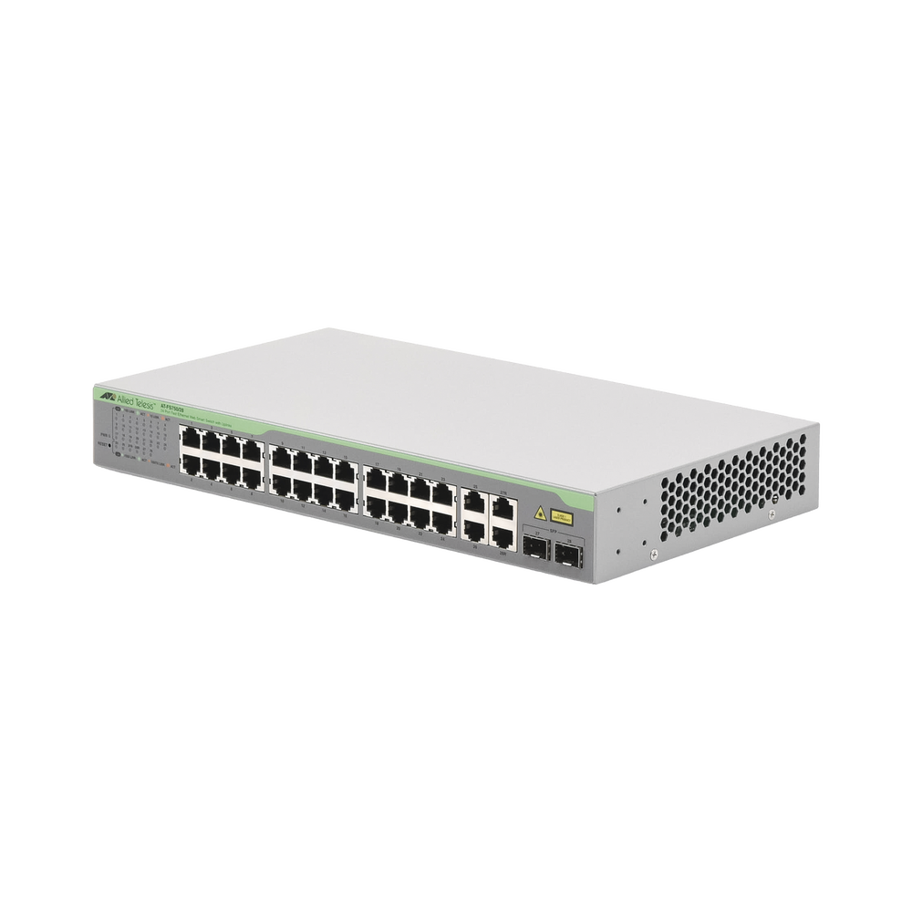 Switch WebSmart de 24 puertos 10/100 Mbps + 2 puertos 10/100/1000 Mbps + 2 SFP Gigabit Combo