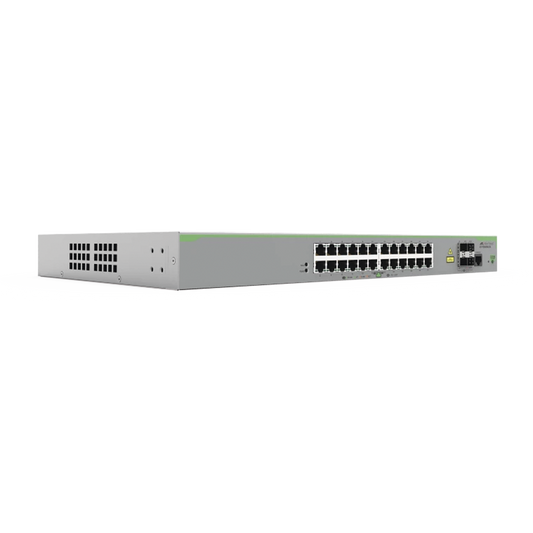 Switch administrable 24 puertos 10/100 4 x 10/1000x SFP incluye fuente