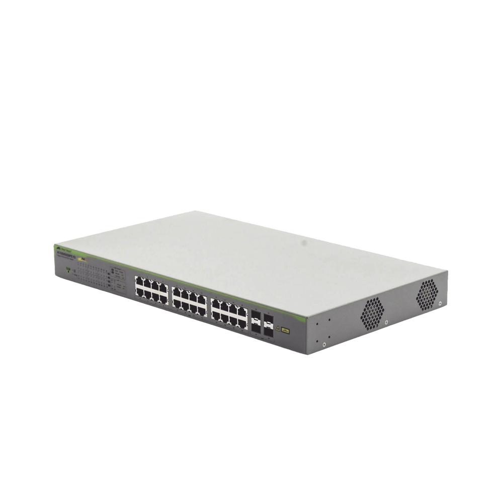 Switch PoE+ Gigabit WebSmart de 24 puertos 10/100/1000 Mbps + 4 puertos SFP Gigabit, 185 W, Version 2