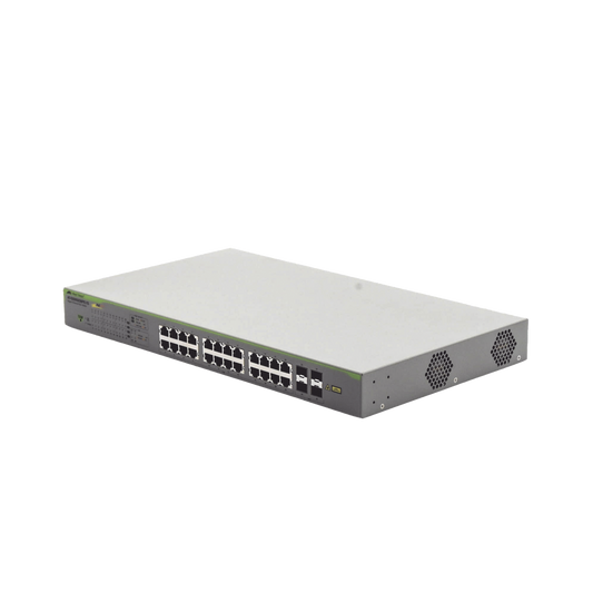 Switch PoE+ Gigabit WebSmart de 24 puertos 10/100/1000 Mbps + 4 puertos SFP Gigabit, 185 W, Version 2
