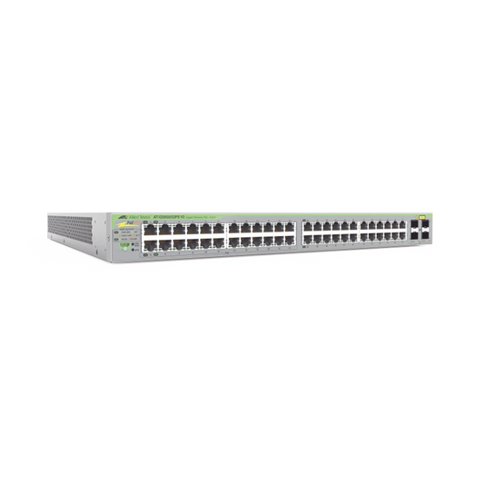 Gigabit webSmart switch, 48 Puertos PoE+ 10/100/1000T, 4 Puertos SFP